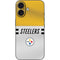 NFL Pittsburgh Steelers White Striped iPhone 16 Skin