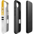 NFL Pittsburgh Steelers White Striped iPhone 16e Impact Case