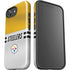 NFL Pittsburgh Steelers White Striped iPhone 16e Impact Case