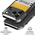 NFL Pittsburgh Steelers White Striped iPhone 18 Pro Clear Case