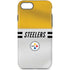 NFL Pittsburgh Steelers White Striped iPhone 8 Pro Case