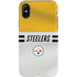 NFL Pittsburgh Steelers White Striped iPhone X Pro Case
