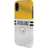 NFL Pittsburgh Steelers White Striped iPhone XR Pro Case
