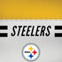 NFL Pittsburgh Steelers White Striped iPhone XR Pro Case