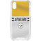 NFL Pittsburgh Steelers White Striped iPhone XS Clear Case