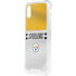 NFL Pittsburgh Steelers White Striped iPhone XS Clear Case