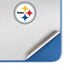 NFL Pittsburgh Steelers White Striped Moto G Play 4G (2024) Skin