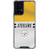 NFL Pittsburgh Steelers White Striped Moto G Power 5G (2024) Clear Case