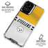 NFL Pittsburgh Steelers White Striped Moto G Power 5G (2024) Clear Case