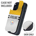 NFL Pittsburgh Steelers White Striped Otterbox Defender iPhone Skin
