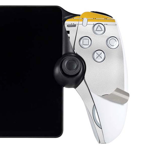 NFL Pittsburgh Steelers White Striped PlayStation Portal Remote Player Skin