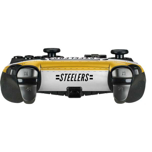 NFL Pittsburgh Steelers White Striped PlayStation Scuf Vantage 2 Controller Skin