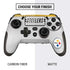 NFL Pittsburgh Steelers White Striped PlayStation Scuf Vantage 2 Controller Skin