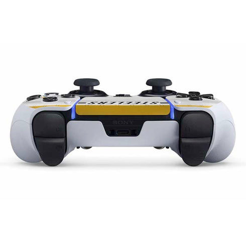 NFL Pittsburgh Steelers White Striped PS5 DualSense Edge Pro Controller Skin