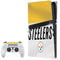 NFL Pittsburgh Steelers White Striped PS5 Pro Bundle Skin