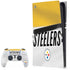NFL Pittsburgh Steelers White Striped PlayStation PS5 Skins