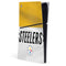 NFL Pittsburgh Steelers White Striped PS5 Slim Digital Edition Console Skin
