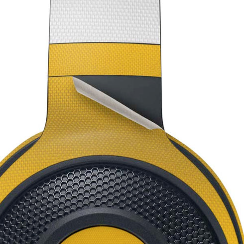 NFL Pittsburgh Steelers White Striped Razer Kraken X Skin