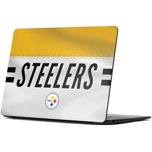NFL Pittsburgh Steelers White Striped Surface Laptop 7 15in Skin