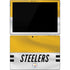 NFL Pittsburgh Steelers White Striped Surface Pro 7 Skin