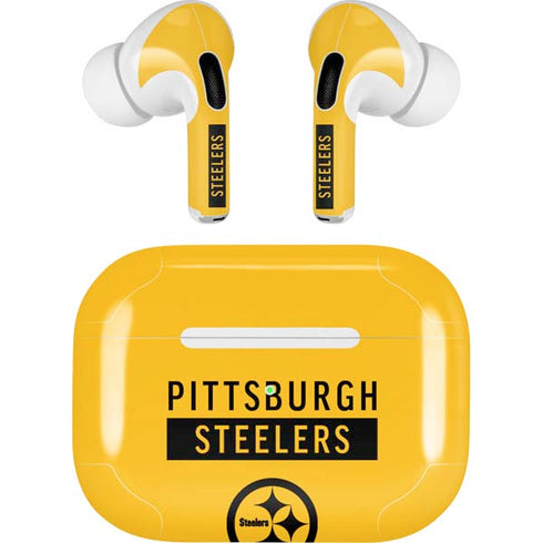 NFL Pittsburgh Steelers Yellow Performance Series AirPods Skins