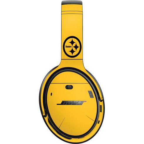 NFL Pittsburgh Steelers Yellow Performance Series Bose QuietComfort 35 II Headphones Skin