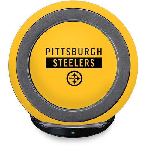 NFL Pittsburgh Steelers Yellow Performance Series Fast Charge Wireless Charging Stand Skin