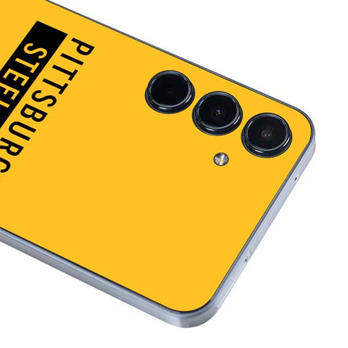 NFL Pittsburgh Steelers Yellow Performance Series Galaxy A55 5G Skin