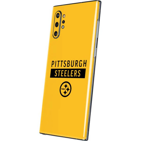 NFL Pittsburgh Steelers Yellow Performance Series Galaxy Note 10 Plus Skin