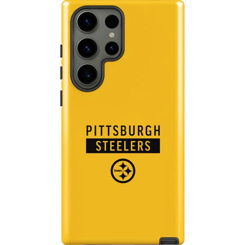 NFL Pittsburgh Steelers Yellow Performance Series Galaxy S23 Ultra Pro Case