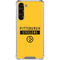 NFL Pittsburgh Steelers Yellow Performance Series Galaxy S24 FE Clear Case