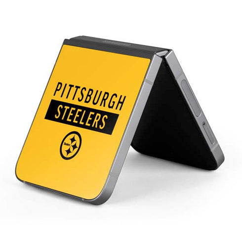 NFL Pittsburgh Steelers Yellow Performance Series Galaxy Z Flip6 Skin