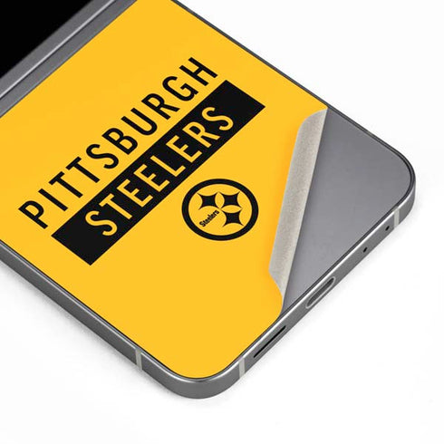 NFL Pittsburgh Steelers Yellow Performance Series Galaxy Z Flip6 Skin