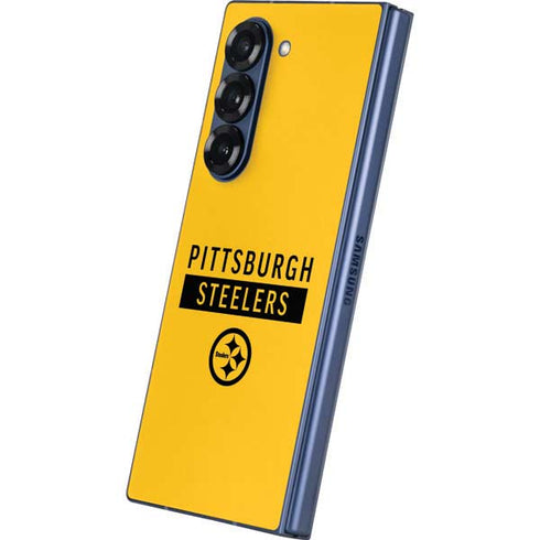 NFL Pittsburgh Steelers Yellow Performance Series Galaxy Z Fold6 Skin