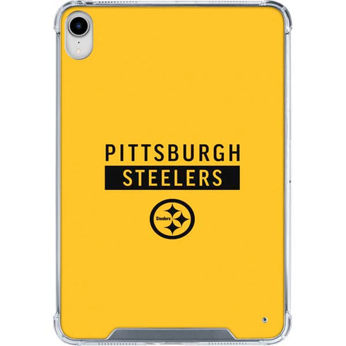 NFL Pittsburgh Steelers Yellow Performance Series iPad 11th Gen (2025) Clear Case