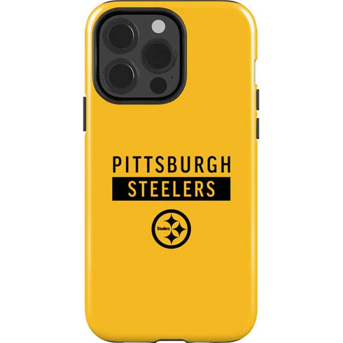 NFL Pittsburgh Steelers Yellow Performance Series iPhone 15 Pro Impact Case