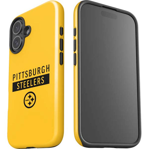 NFL Pittsburgh Steelers Yellow Performance Series iPhone 16 Plus Impact Case