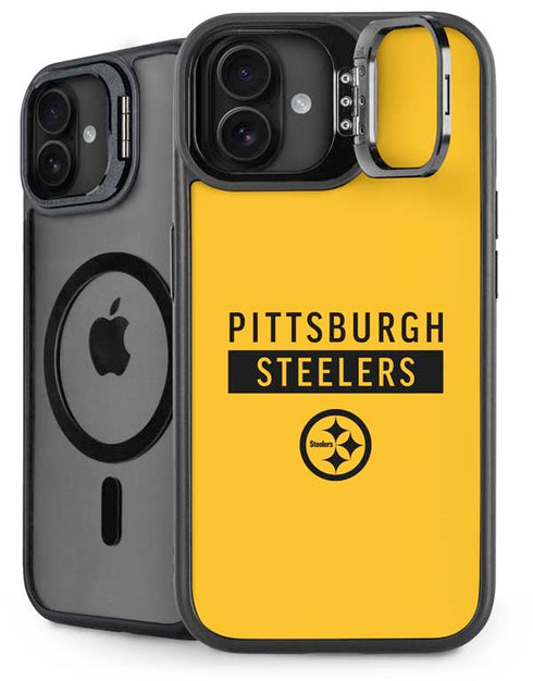 NFL Pittsburgh Steelers Yellow Performance Series iPhone 16 Plus Kickstand Case