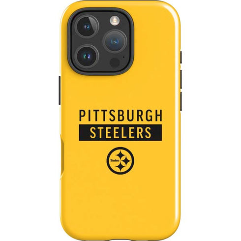 NFL Pittsburgh Steelers Yellow Performance Series iPhone 16 Pro Max Impact Case
