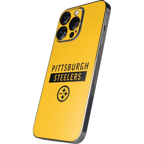 NFL Pittsburgh Steelers Yellow Performance Series iPhone 16 Pro Max Skin