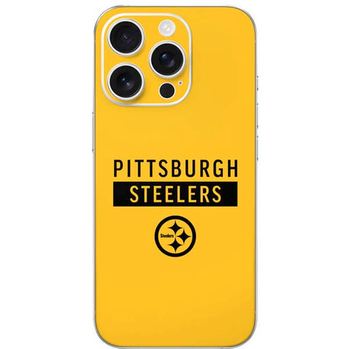 NFL Pittsburgh Steelers Yellow Performance Series iPhone 16 Pro Skin