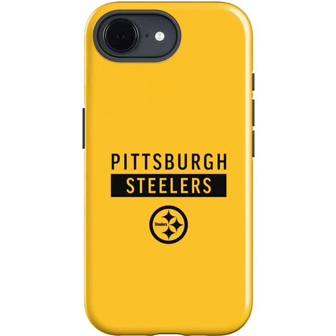 NFL Pittsburgh Steelers Yellow Performance Series iPhone 16e Impact Case