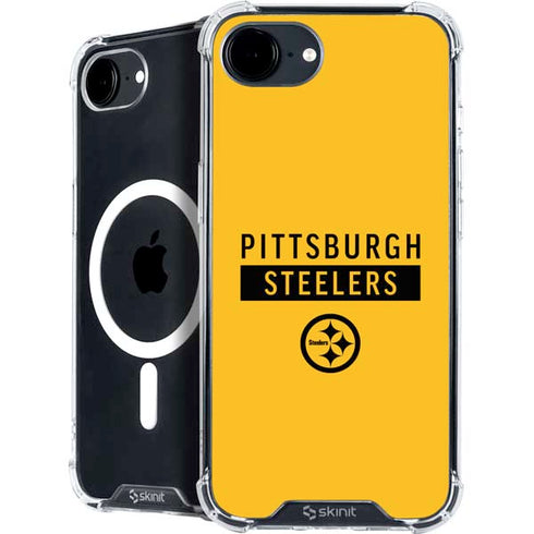 NFL Pittsburgh Steelers Yellow Performance Series iPhone 16e MagSafe Case