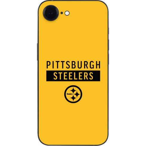 NFL Pittsburgh Steelers Yellow Performance Series iPhone 16e Skin