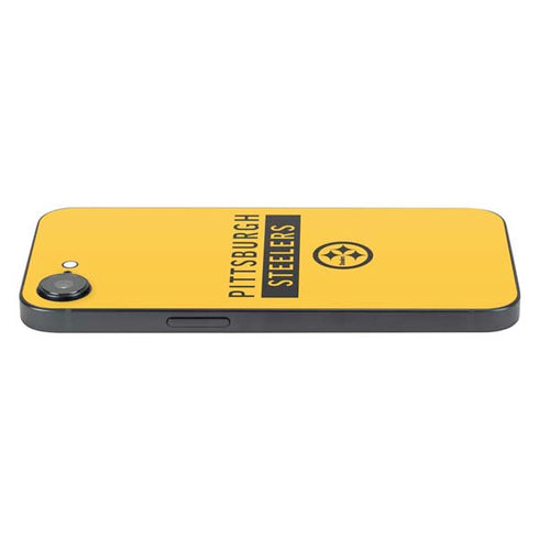 NFL Pittsburgh Steelers Yellow Performance Series iPhone 16e Skin