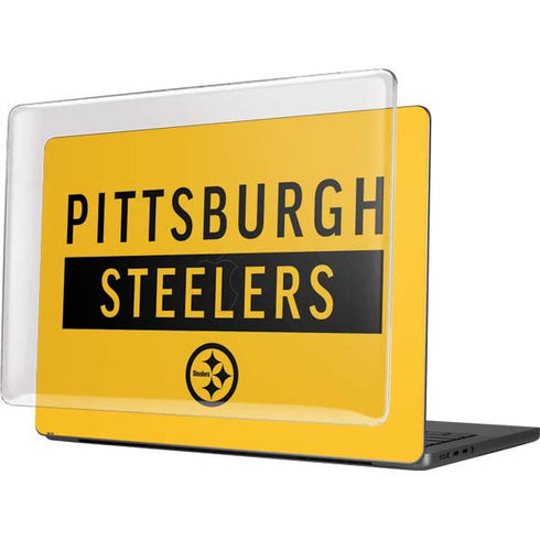 NFL Pittsburgh Steelers Yellow Performance Series MacBook Pro 14in (2021-24) Case plus Skin