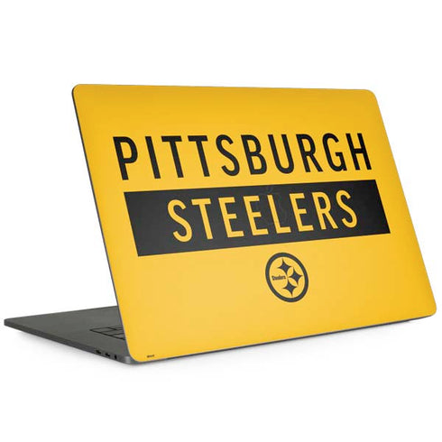 NFL Pittsburgh Steelers Yellow Performance Series MacBook Skins