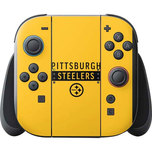 NFL Pittsburgh Steelers Yellow Performance Series Nintendo Switch 2 (2025) with Joy-Con Skin