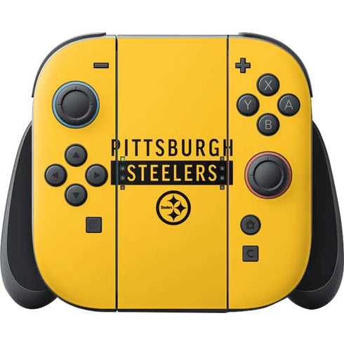 NFL Pittsburgh Steelers Yellow Performance Series Nintendo Skins
