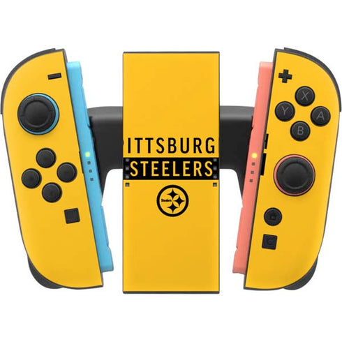 NFL Pittsburgh Steelers Yellow Performance Series Nintendo Switch 2 (2025) Joy-Con Controller Skin